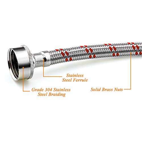 Beaquicy WASHER HOSES-6 Stainless Steel Hoses thumb #3