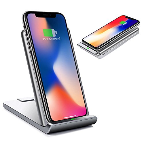 LEMEGO Chargeur sans Fil Qi Pliable, Chargeur Induction Rapide Portable Compatible avec iphone X/XS/XR/XS Max / 8/8+, Galaxy S10/ S10+/ S9/ S9+/ S8+/ S8/ S7/ S6 Edge, Smartphones Qi, etc