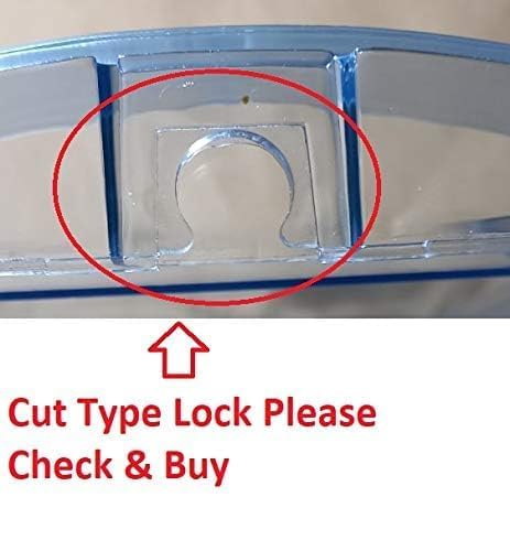 Image of AHC Freezer Door for LG Specific GL Series Single Door Refrigerators- Heavy-Duty Ice Box Door | Cut Model - Match & Buy | Clear Plastic Freezer Compartment Cover | (Pack of 1)