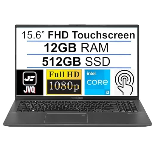 Newest ASUS VivoBook 15.6" FHD Touchscreen Laptop, 10th Gen Intel Quad-Core i5-1035G1 up to 3.6GHz, 12GB DDR4 RAM, 512GB SSD, Fingerprint Reader, WiFi,HDMI, Windows 10 S + AllyFlex Mouspad