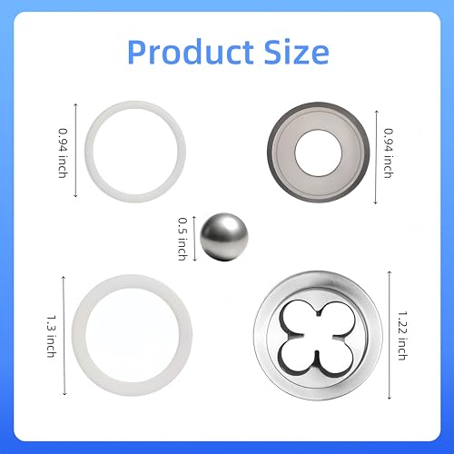 Image of 246429 Repair Kit Ball&Seat Fits for Graco Ultra 390 395 | Compatible with 490 495 595 Modls Airless Paint Sprayer Replacement Parts
