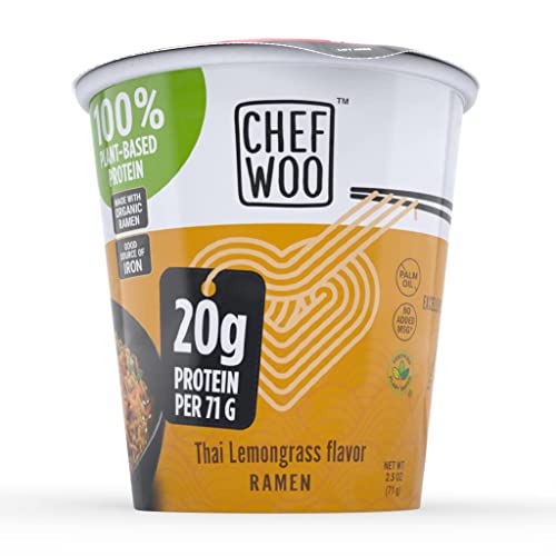 CHEF WOO Thai Lemongrass Ramen Cup Noodles