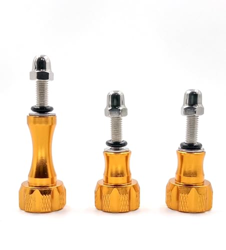 Tornillos de aluminio dorado para trípode de cámara de acción GoPro y DJI