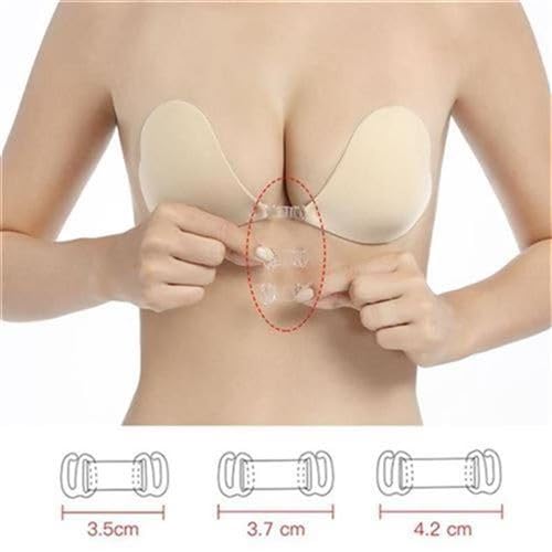 Reggiseno invisibile spingere su copricapezzoli senza spalline traspirante confortevole alta viscosa autoadesivo copricapezzoli riutilizzabile reggiseno copricapezzoli Classe/pink/AB