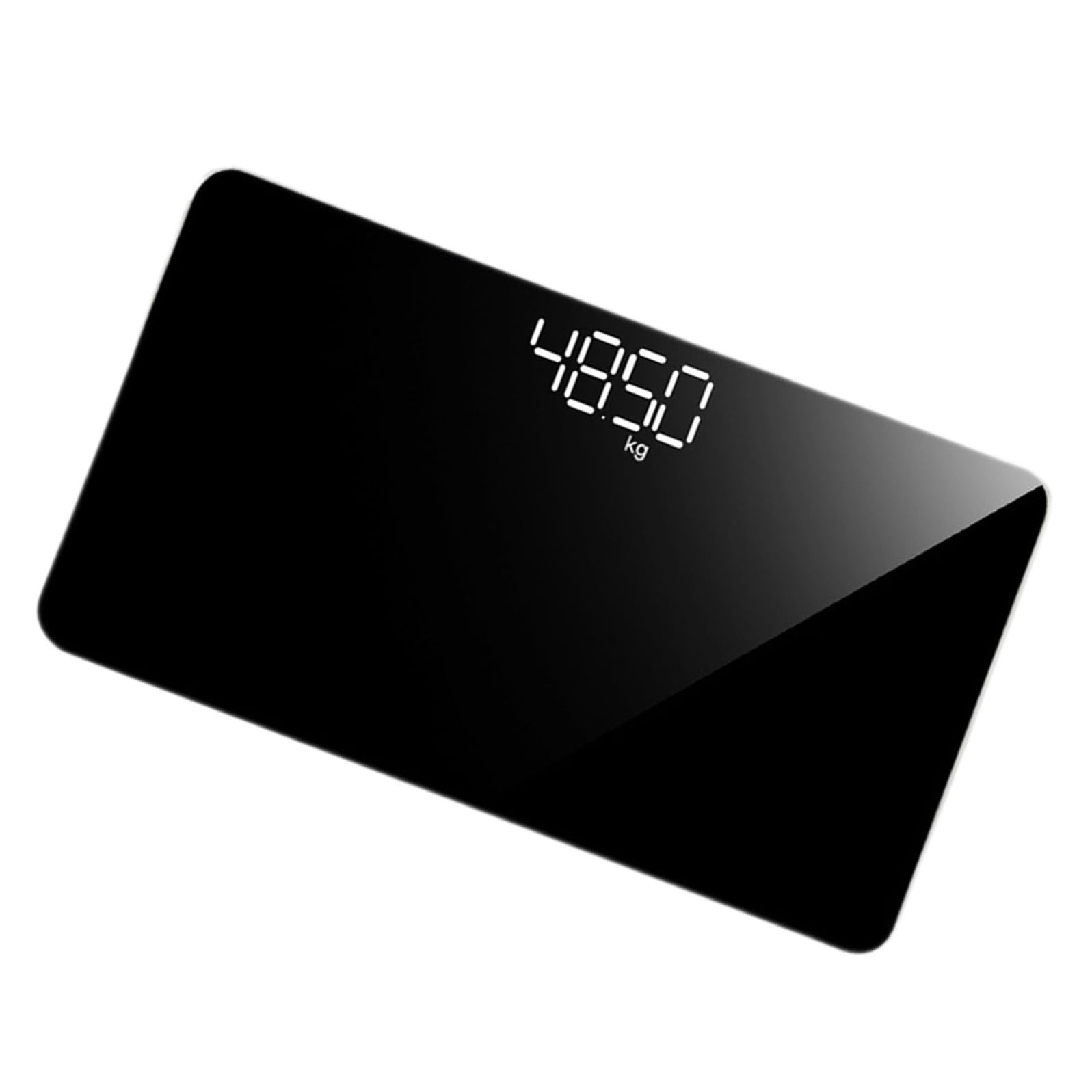Uonlytech e Design Compatto in Vetro Temperato Pesa Persone Ricaricabile Superficie a Specchio Precisione di 50 G da Viaggio per Domestico