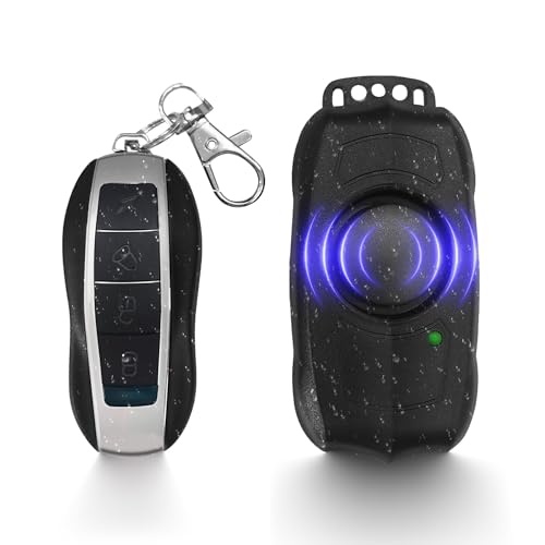 Bike Alarm with Remote USB Rechargeable Waterproof Anti-Theft Vibration Motion Sensor Alarm Bicycle Electric Scooter Motorcycle Alarm Super Loud Sound 120dB