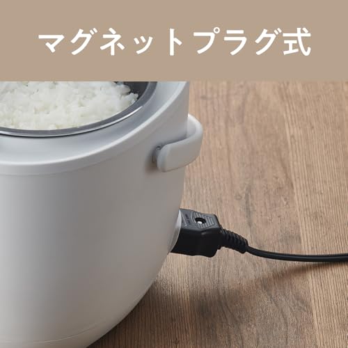 コイズミ(Koizumi) 小型 炊飯器 ライスクッカー ミニ 0.5~1.5合 KSC-1514/H の商品画像 7