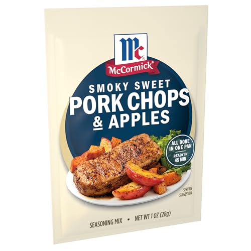 McCormick Seasoning Mix, Smoky Sweet Pork Chops & Apples,