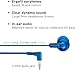 Panasonic ErgoFit Wired Earbuds, 3.5mm Jack in-Ear Headphones with Dynamic Crystal-Clear Sound and Soft Ergonomic Custom-Fit Earpieces (S/M/L), for Phones and Laptops - RP-HJE120-AA (Metallic Blue)