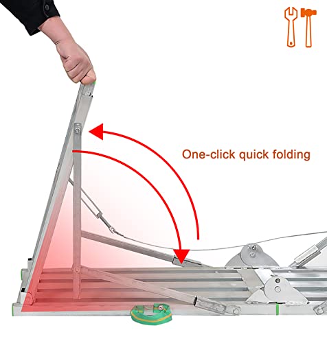Andamio portátil plegable tipo plataforma Metal Tech para hogar 5