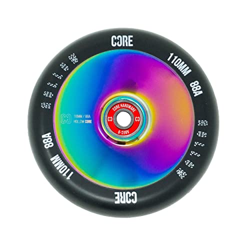 Centrano Unisex - Erwachsene Core Hollowcore Scooter Rolle, Neochrome/Black, 110mm Cover