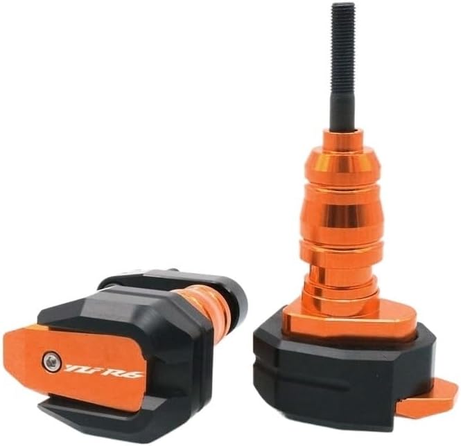 QQLADY Z Motorcycle CNC Falling Protection Frame Slider Fairing Guard Crash Pad Protector for Yamaha YZF-R6 YZFR6 YZF R6 2006-2016 X (Color : Green-A)