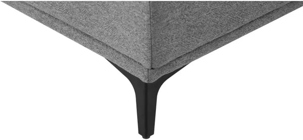 Large Sectional Sofa,145"(L) x117(W) Classic Look with Tufted Pattern On Outer Armrest and Back, Grey