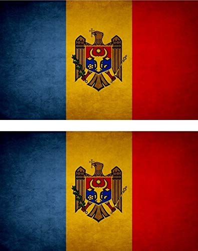 Akachafactory Sticker – 2x Marokko Flagge, 10x6 Cm, Wasser- & Sonnenbeständig