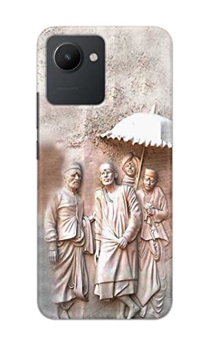 Image of PRINTFIDAA Printed Hard Back Cover Case for Realme C30 | Realme C30s Back Cover (Sai Baba) -1803