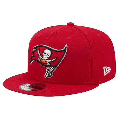 New Era Men's Red Tampa Bay Buccaneers 9FIFTY Snapback Hat