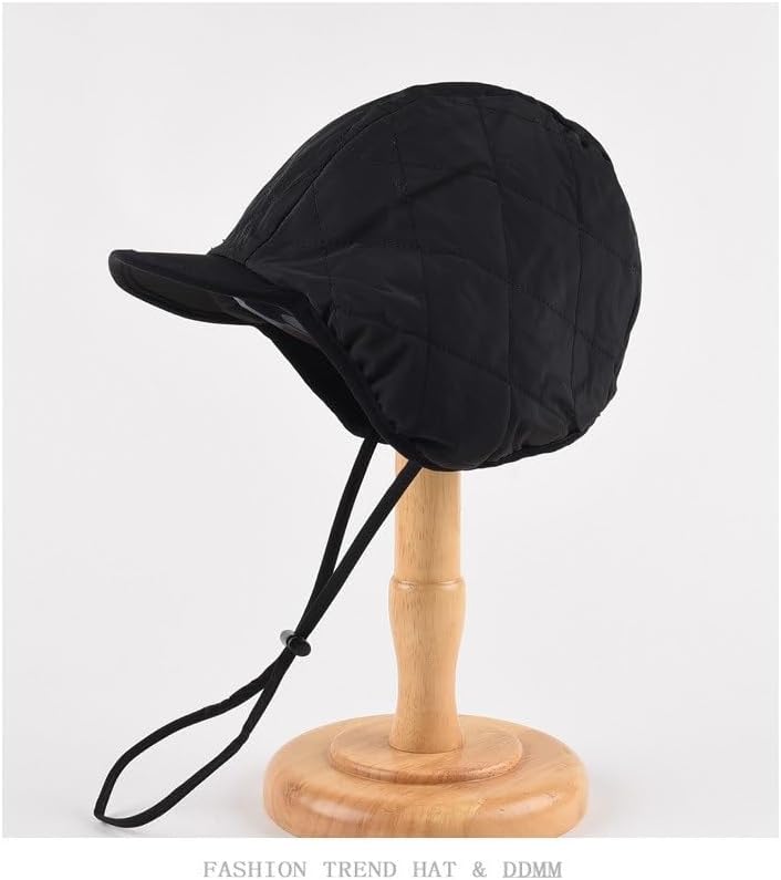 Down Cotton Hat Children's Winter Helmet Inner Lining Windproof Short Brim Duck Tongue Thunder Front Riding