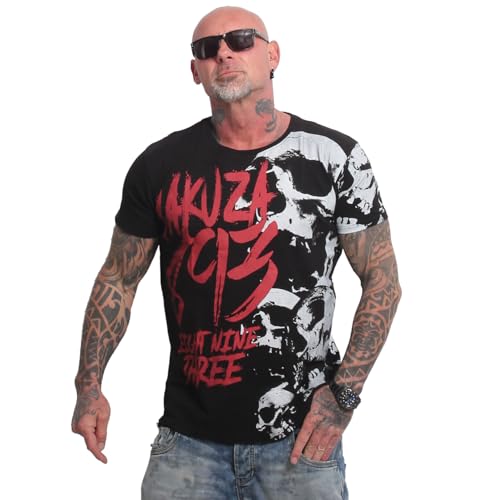 Yakuza Herren Skull Theme Regular T-Shirt