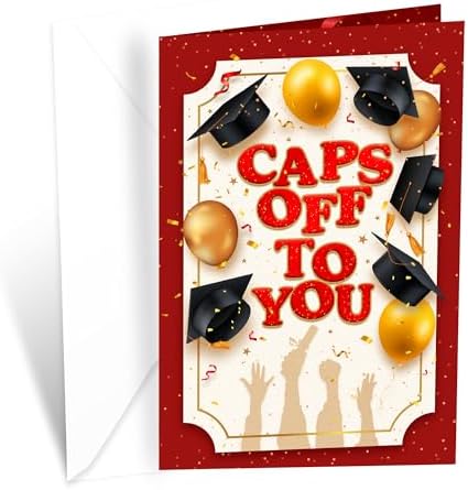 Aazon.co : Prie Greetings Niece Graduation Card, Ade In Aerica, Eco-Friendly, Thick Card