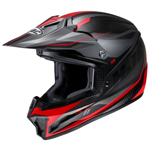 HJC HELMETS(エイチジェイシーヘルメット) CL-XYII ドリフト HJH251 BLACK/RED サイズ: L HJH251BK11L