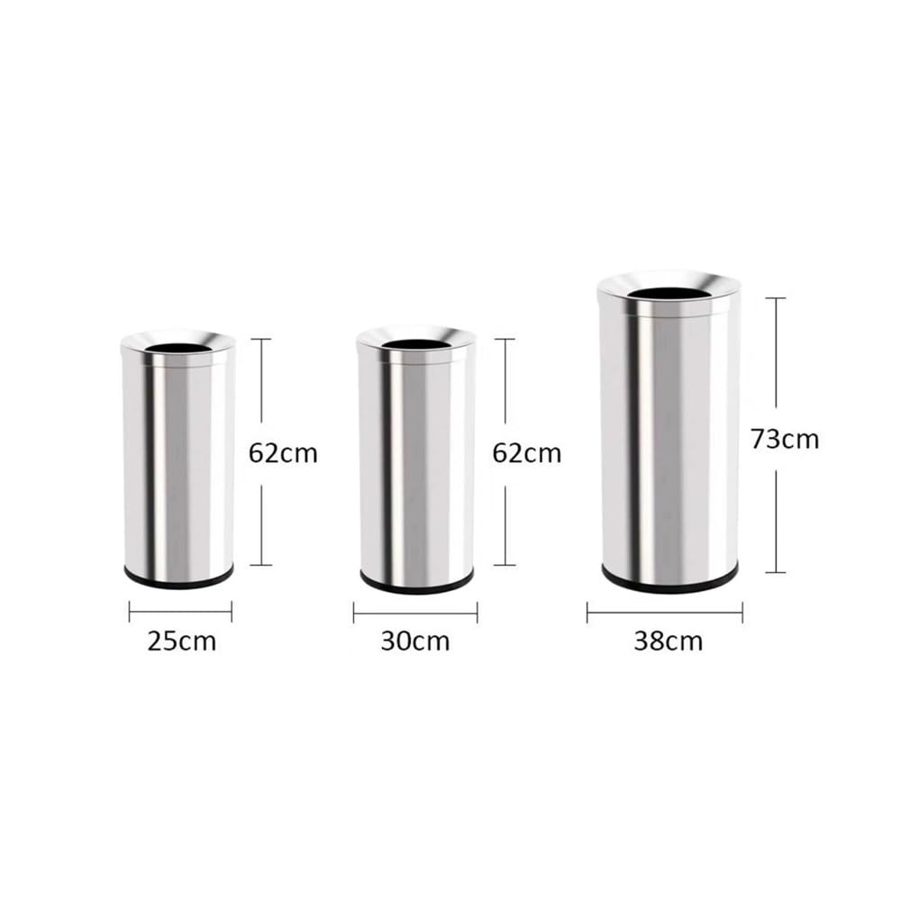 Botes de basura, Bote de basura for baño, parte superior abierta, bote for dormitorio, sala estar, tocador, oficina,para espacio interior(Black,S)