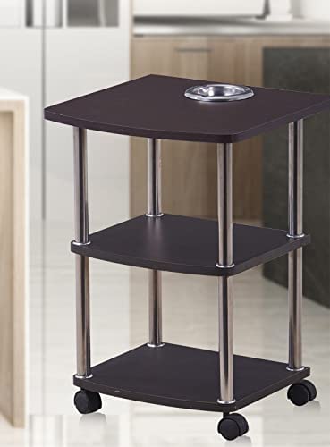 Amazon.co.jp: 麻雀 サイドテーブル 3段 灰皿付き 麻雀用 キャスター