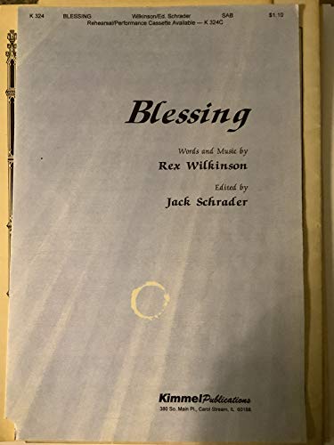 Blessing (SAB) No. K324