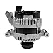 TEKKOAUTO Alternator Replacement for Chevy Cruze 2016-2019 Malibu 2016-2020 130A 12V CW 5-Groove Decoupler Pulley 13534118 13506528