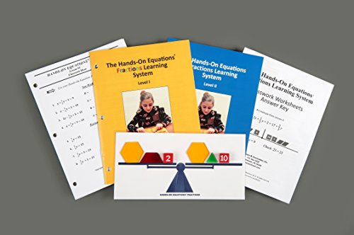 The Hands-On Equations® FRACTIONS Learning System. A manipulatives-based to fractional linear equations.