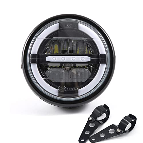Phare universel 7.5 LED de moto rond pour une visibilité maximale