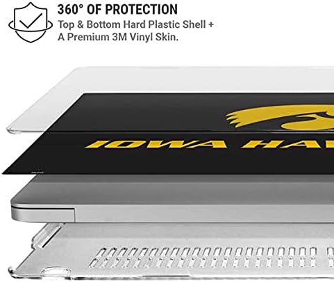 Skinit Case + Skin Compatible with MacBook Pro 16in (2019-20) - Officially Licensed Iowa Hawkeyes Design