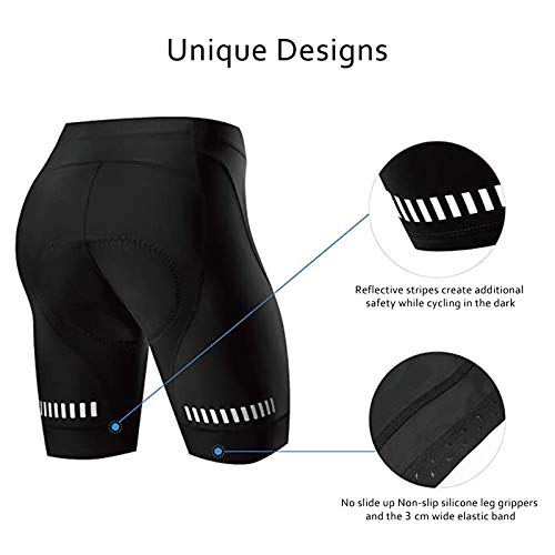 NOOYME Cycling Shorts for Women 4D Padded Cycle Shorts Women Quick Dry Bike Shorts Women Ladies Cycling Shorts… - Image 4