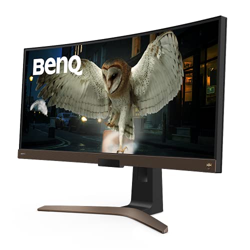 Benq Ew3880R Premium Curved Ultrawide Monitor 38" Wqhd W/ Remote | Ips | 2300R Curve | Hdri | Eye-Care Tech | Height, Swivel & Tilt | 2.1Ch W/ 8W Subwoofer | Displayport |Hdmi | Usb-C | Usb Hub,Black #TOP1