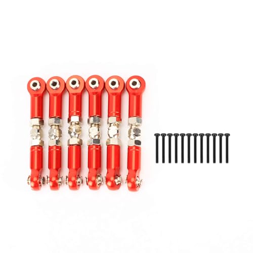 Varilla de acoplamiento RCAWD de 6 piezas para Arrma 1/10 Vorteks Senton Granite