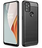 Dzxouui Compatible for Oneplus Nord N100 Case,One Plus Nord N100 Case,Protective Phone Cover Shockproof Soft TPU Cases for Oneplus Nord N100(DL-Black)