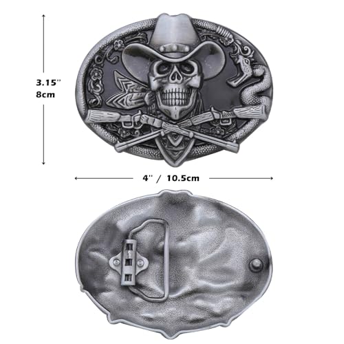 Image of Western Cowboy Vintage Rodeo Cross Prayer Horse Belt Buckle Men