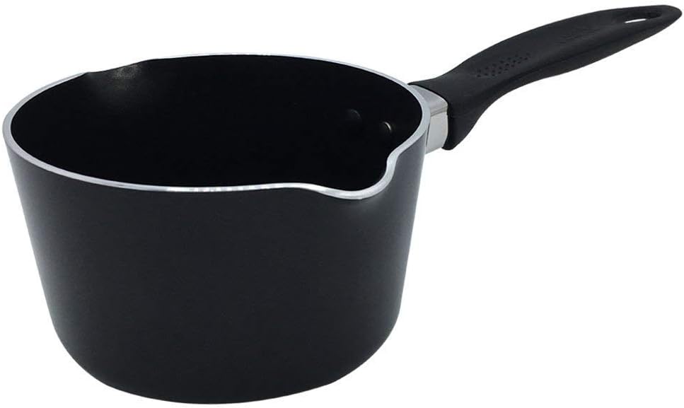 Milk Pan Tea Boiling Water Pan Coffee Pot Cookware Saucepan 13cm, 16cm, 18cm, 20cm, 22cm Kitchen King Milkpan (13cm)