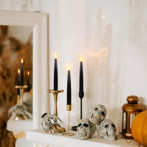 Image of 12 Pcs Floating Flameless Hanging Candles with Wand Remote Control