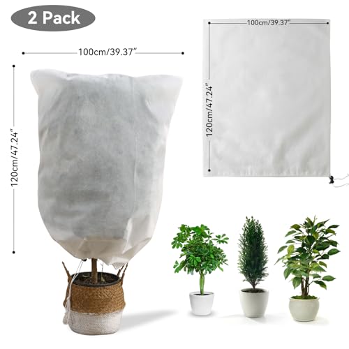 DazSpirit 2 Packs Plant Fleece Frost Protection - Image 2