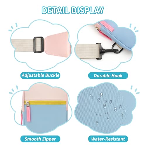 Image of Birthday Back to School Gifts for Teen Girls 8-12, Fanny Pack Crossbody Bag | 8 9 10 11 12 Year Old Girl Birthday Gifts, Kids Sling Bag Purse Travel Essential, Preppy Fashion Tween Girl Gift Trendy Stuff