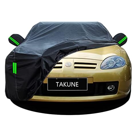 TAKUNE Car Cover For MG TF/TF 135/ TF 160/ TF LE500/ MG TF Convertible/ 1996-2011 Coupe, Black Oxford Cloth Waterproof UV Resistant Full Car Covers (Color : Black, Size : MG TF Convertible) Cover