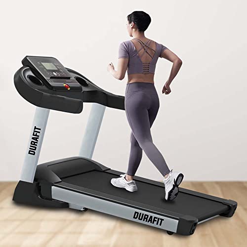 Image of Durafit - Sturdy, Stable and Strong Durafit Surge | 4 HP Peak DC Motorized Foldable Treadmill | Auto Incline | Home Cardio | Max Speed 14 Km /Hr | Max User Weight 120 Kg | Black