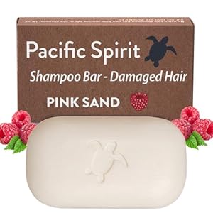 Bar Shampoo for normal hair with Coconut Oil & Raspberry, Rich foam, Sulfate-Free, Soap-Free, Zero Waste, Vegan, Eco-Friendly, 3.53 Oz