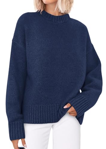PRETTYGARDEN Womens Sweaters Fall 2025 Trendy Casual Crewneck Long Sleeve