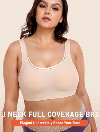 Image of Gailife Womens Wireless Push Up Bras for Women No Underwire Seamless Full Coverage Supportive T Shirt Everyday Bras