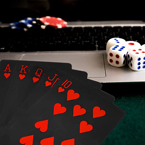 Joyoldelf Playing Cards, Waterproof Deck Of Cards With Unique Pattern & Flower Backing, Pvc Poker For Party, Game And Magic #TOP5