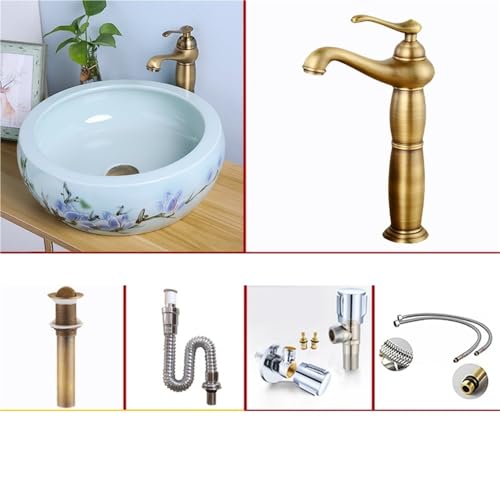 Lavabo de cerámica para baño con limpieza sencilla y protección activa contra salpicaduras 7