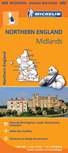 Télécharger Carte Angleterre Nord, Midlands Michelin Livre eBook France