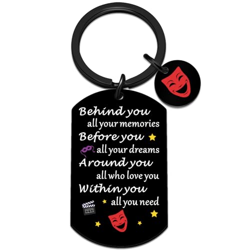 Uerifr Musical Theater Gifts for Teen Girls Boys Theatre Decor Keychain Gifts for Theater Lovers...