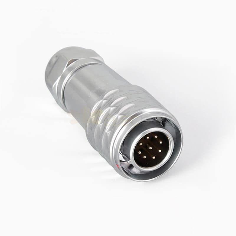 SF12 9 Pin Plug+Socket Back Mount Metal Aviation Quick Waterproof Push-Pull Circular Industrial